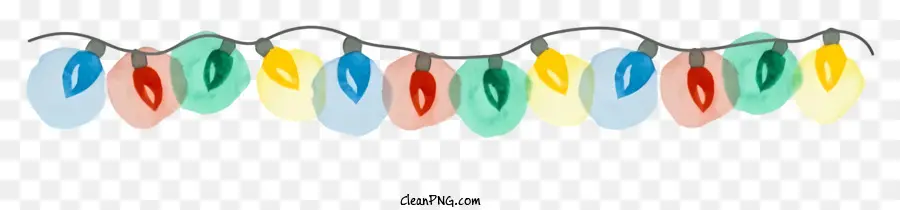 Luzes De Natal，Decorações Do Feriado PNG