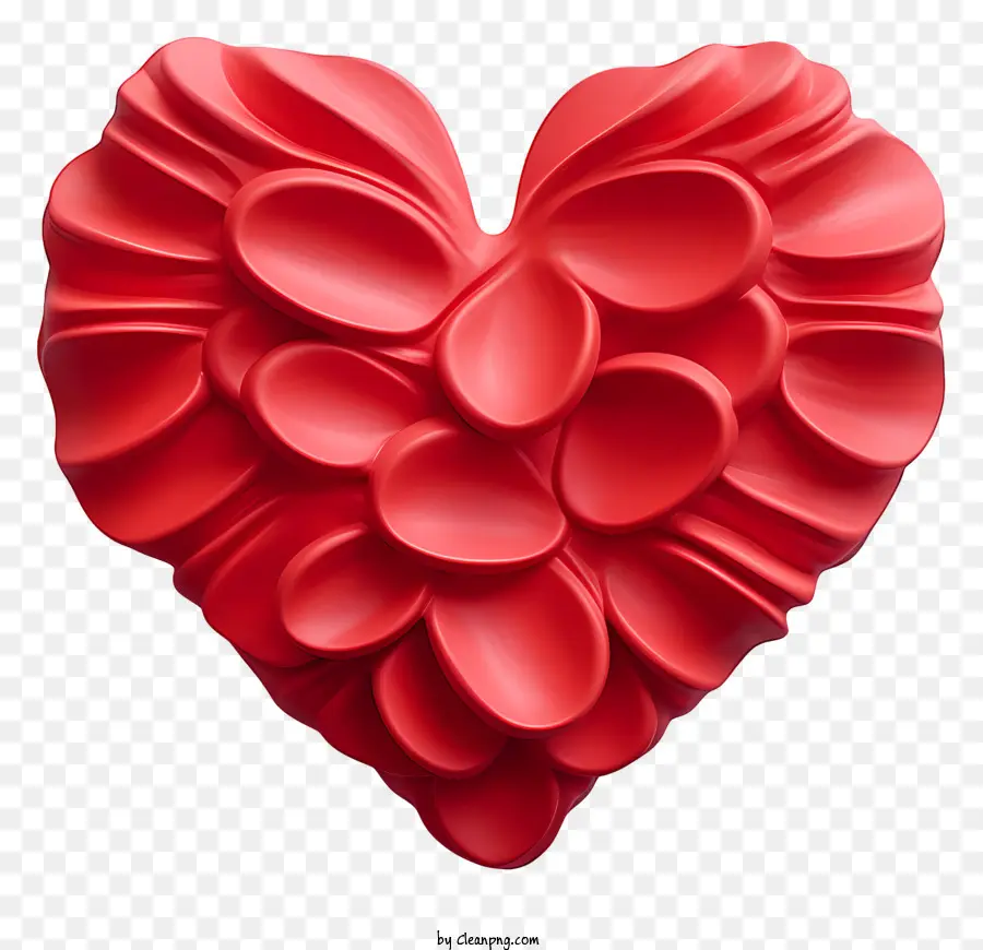 Coração Vermelho，Objeto Em Forma De Coração PNG
