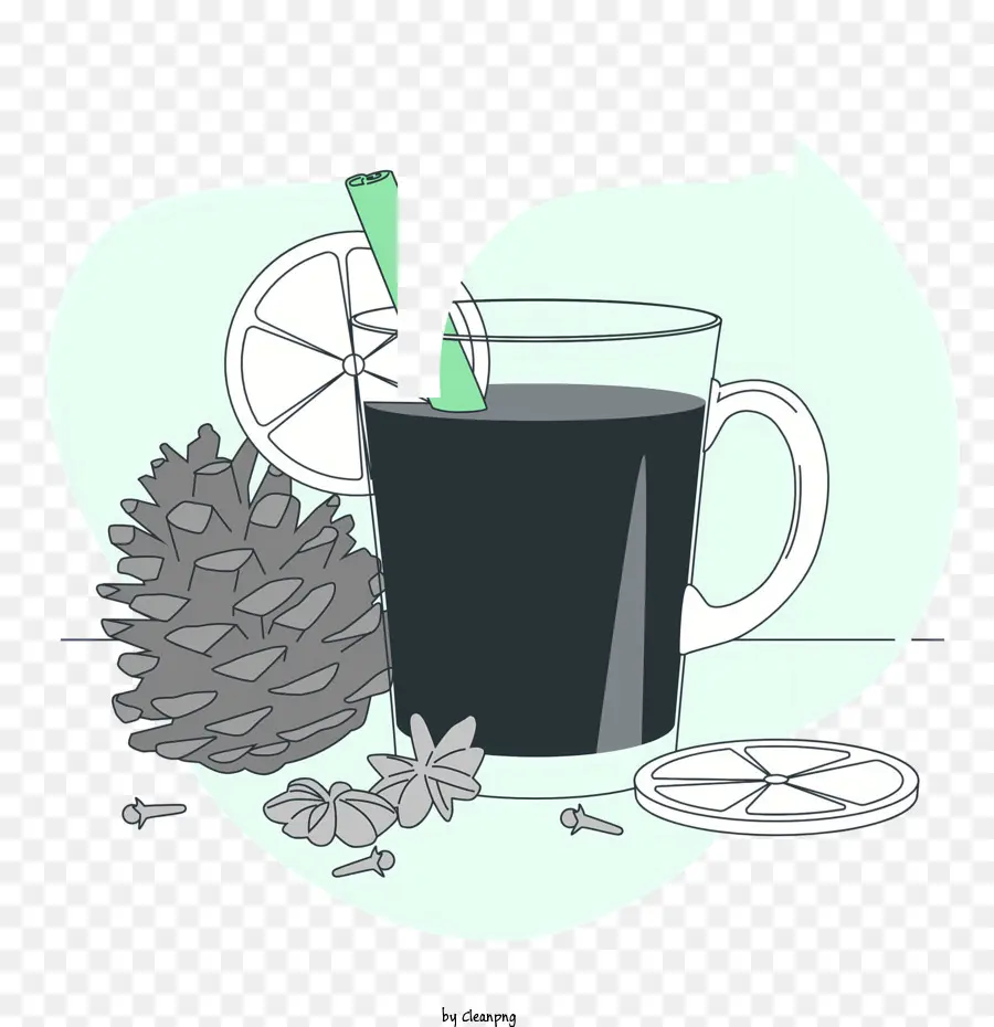 Chocolate Quente，Caneca PNG