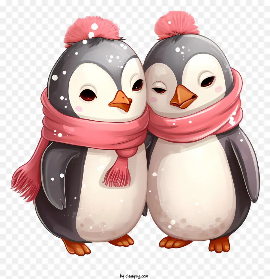 Bonito Pinguins，Roupas Quentes PNG