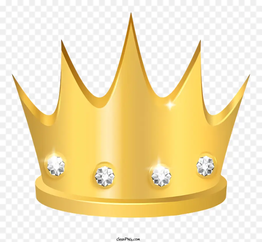 Golden Crown，Diamantes PNG