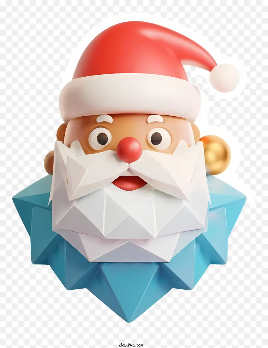 Papai Noel，Modelo 3d PNG