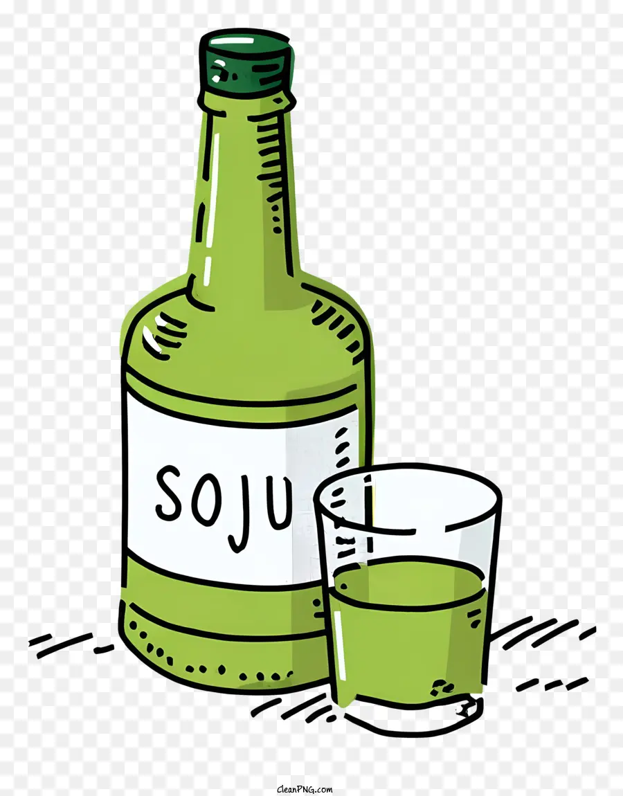 Soju，Garrafa PNG