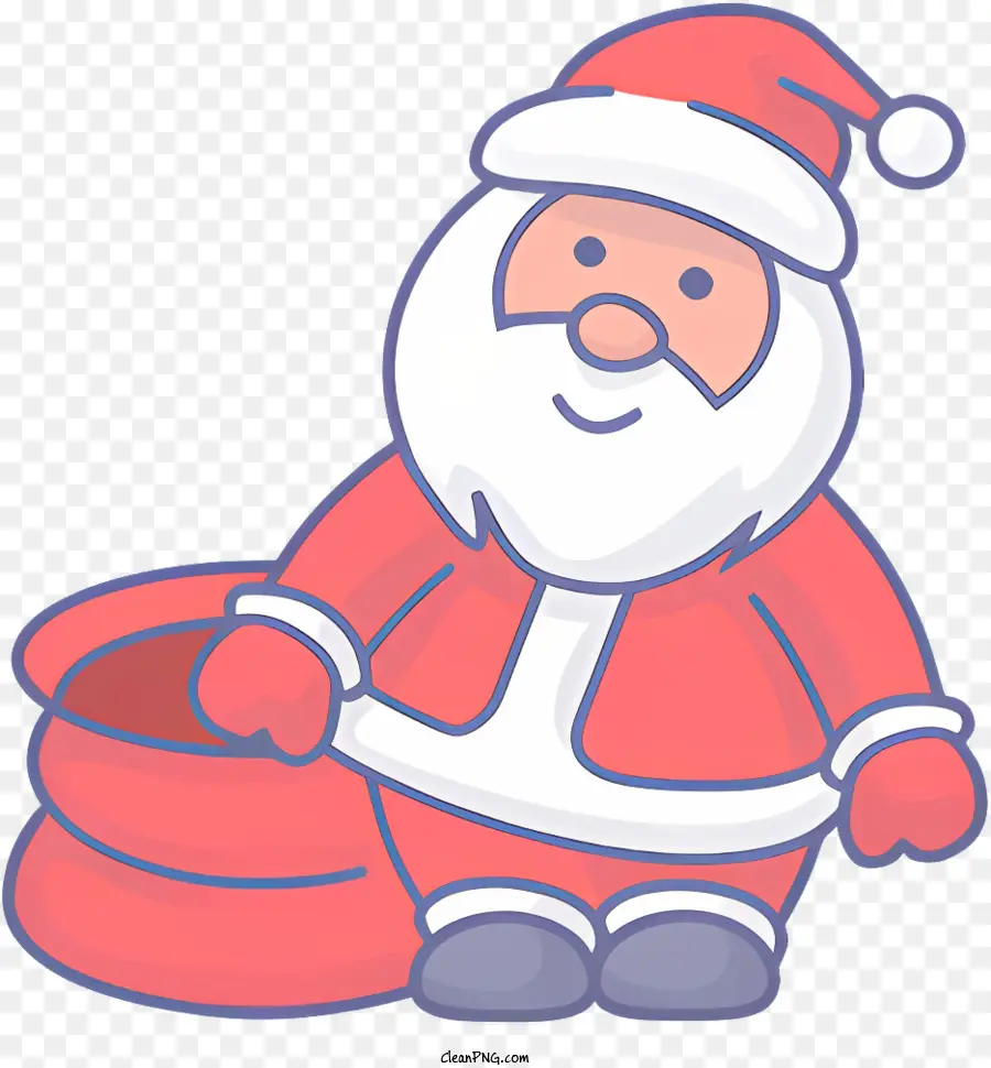 Cartoon Papai Noel，Personagem De Natal PNG