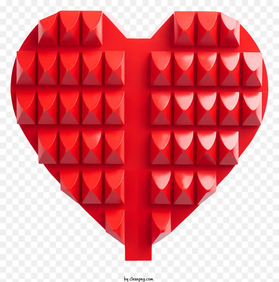 Coração Vermelho，Plástico Coração PNG