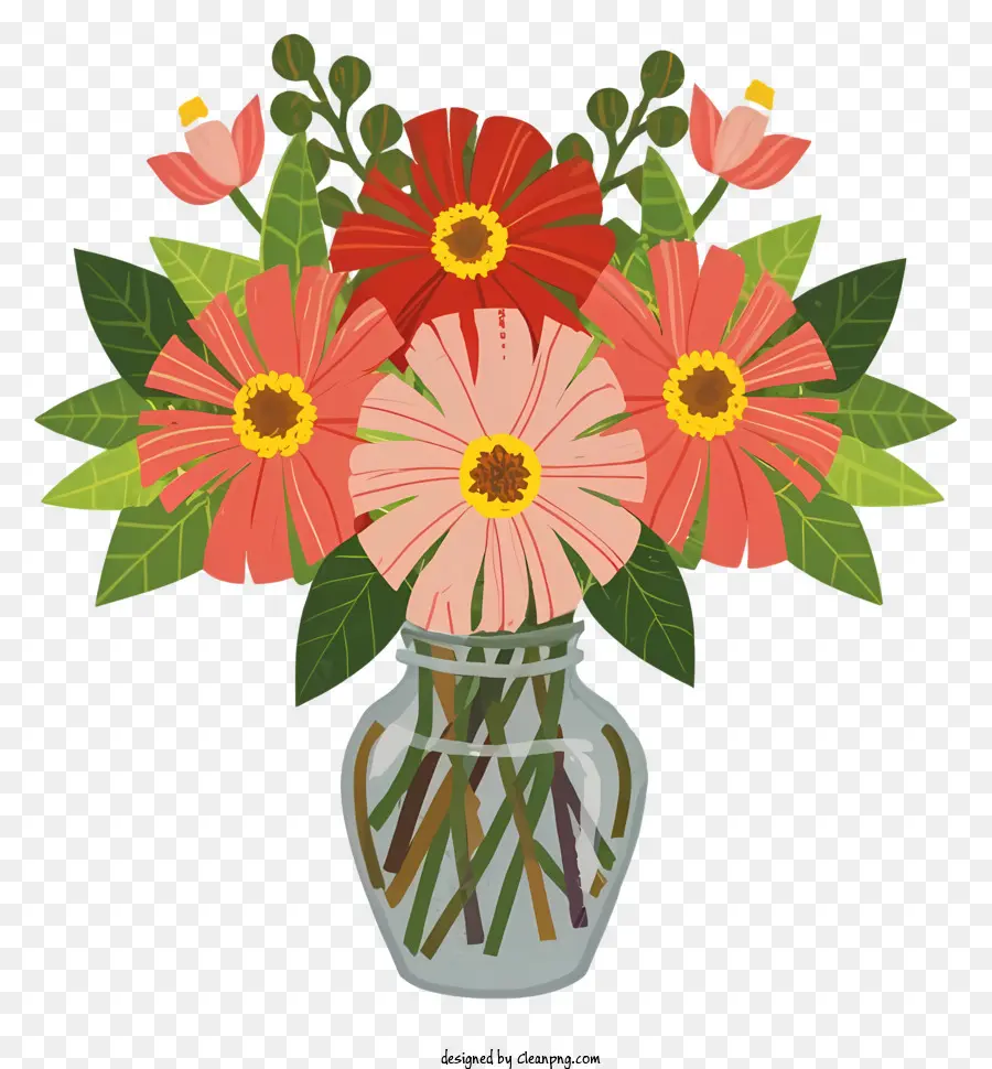 Arranjo De Flores，Vaso PNG