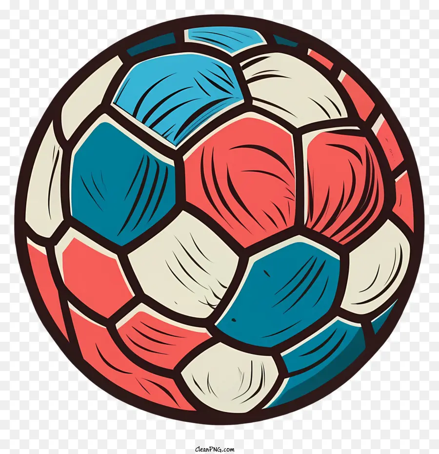 Bola De Futebol，Vermelho PNG