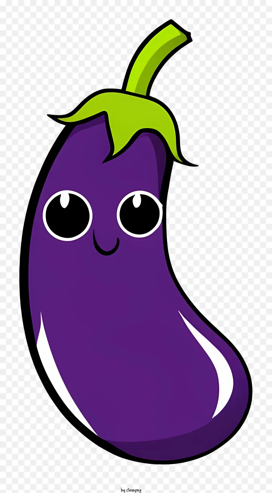 Roxo Berinjela，Berinjela Sorridente PNG