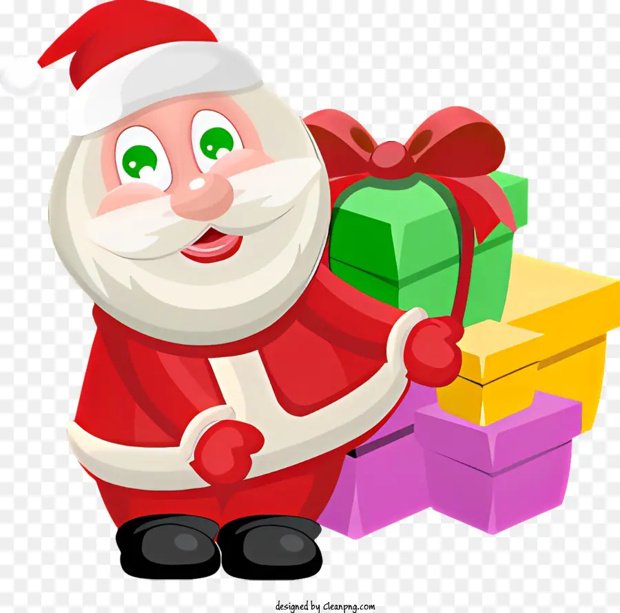 Papai Noel，Personagem De Desenho Animado PNG