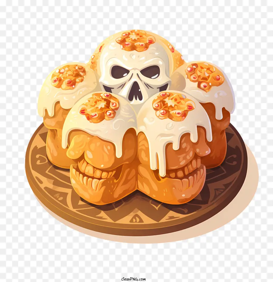 Pan De Muerto，Pão PNG