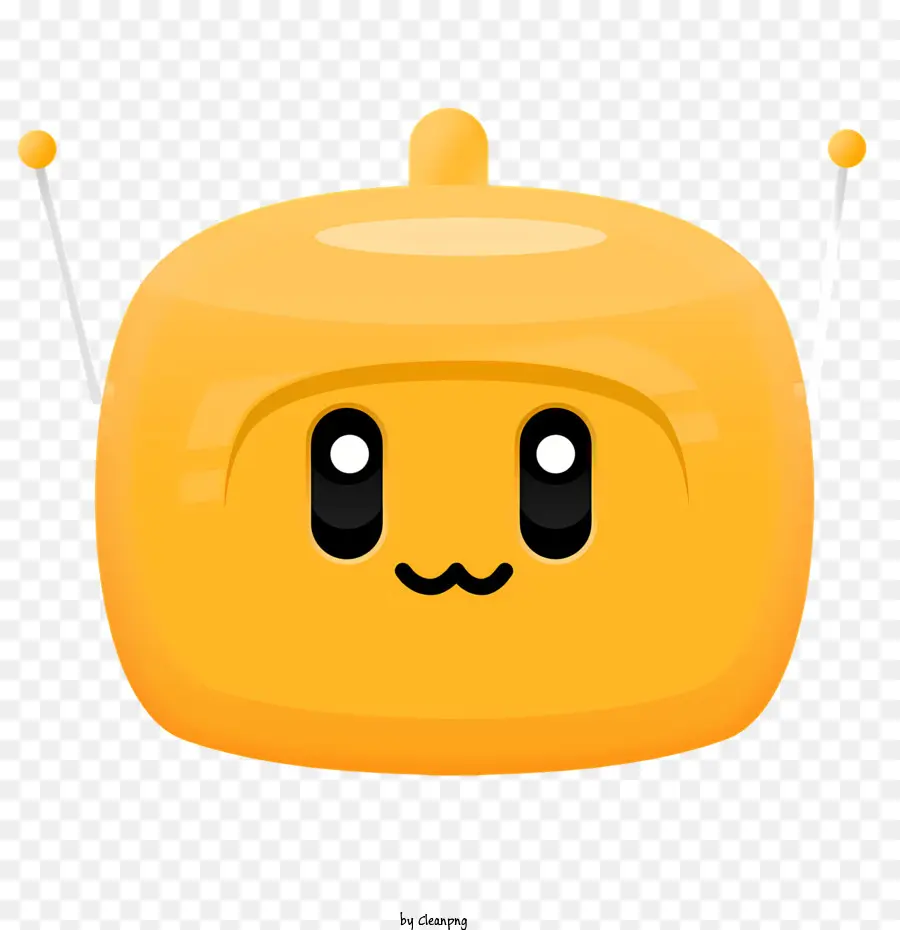 Personagem De Desenho Animado，Robô Amarelo PNG