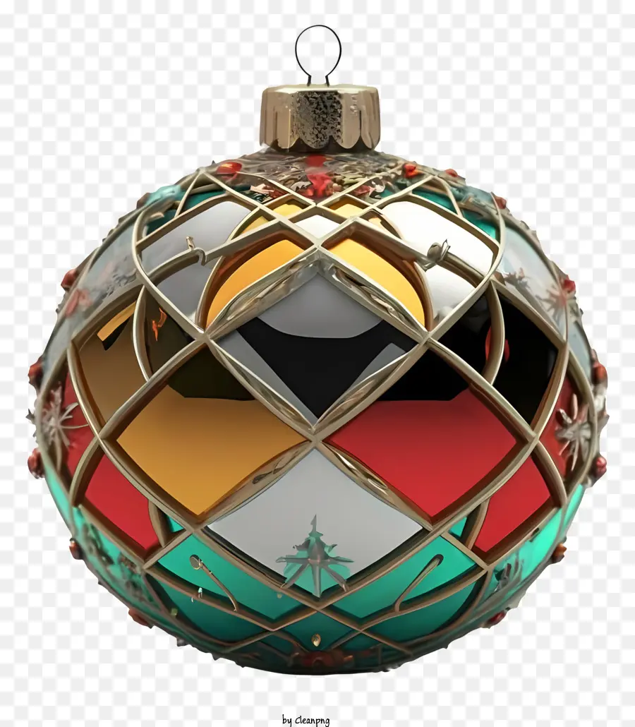 Design De Bola De Natal，Bola De Natal Multicolorida PNG