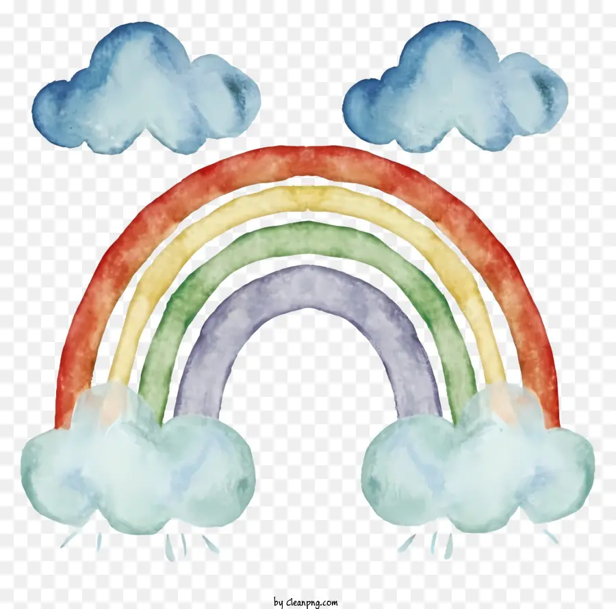 Arco íris，Nuvens PNG