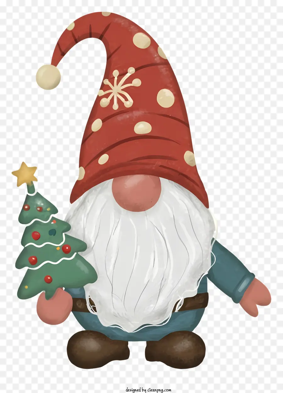 Gnome，árvore De Natal PNG