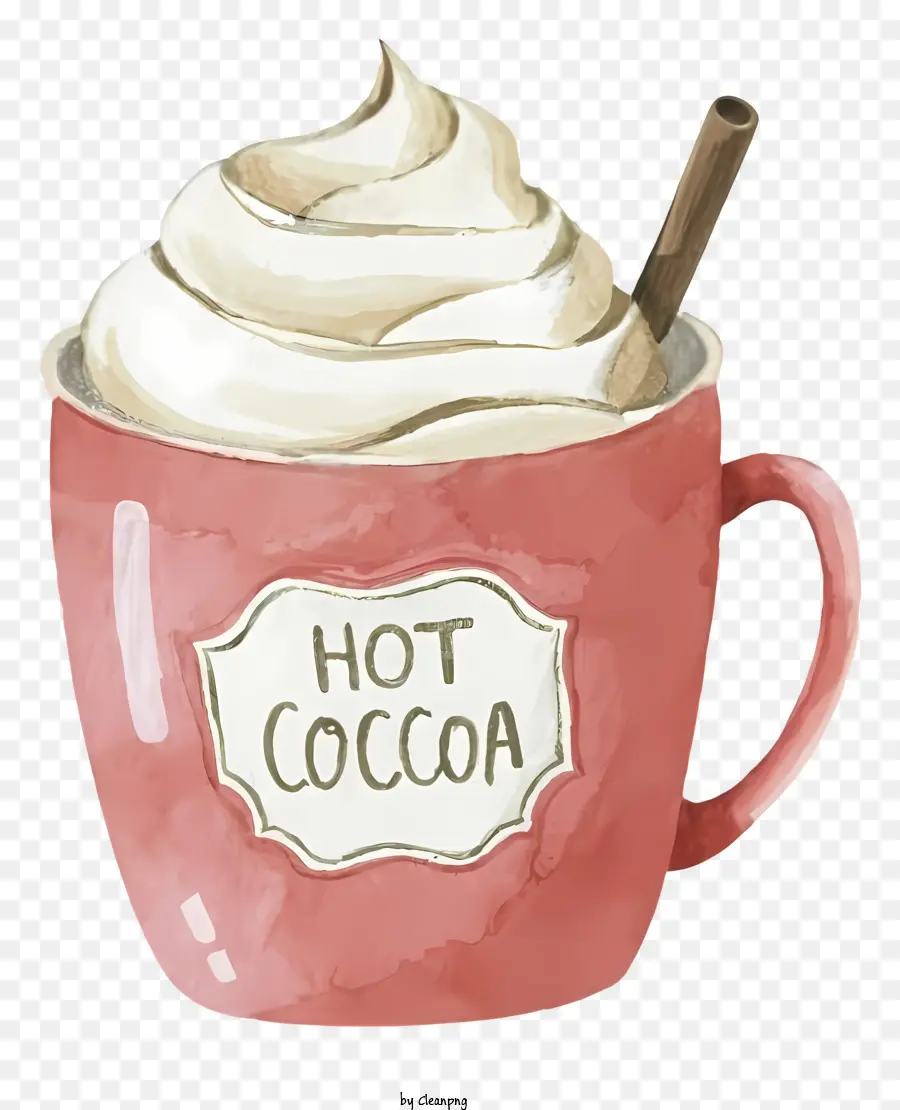 Chocolate Quente，Chantilly PNG