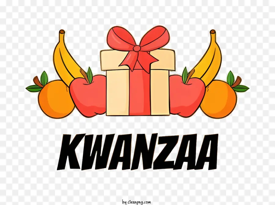 Kwanzaa，Frutas E Presente Kwanzaa PNG