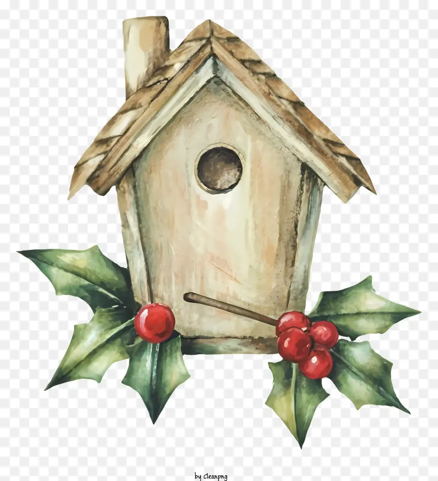 Pintura Em Aquarela，Birdhouse PNG