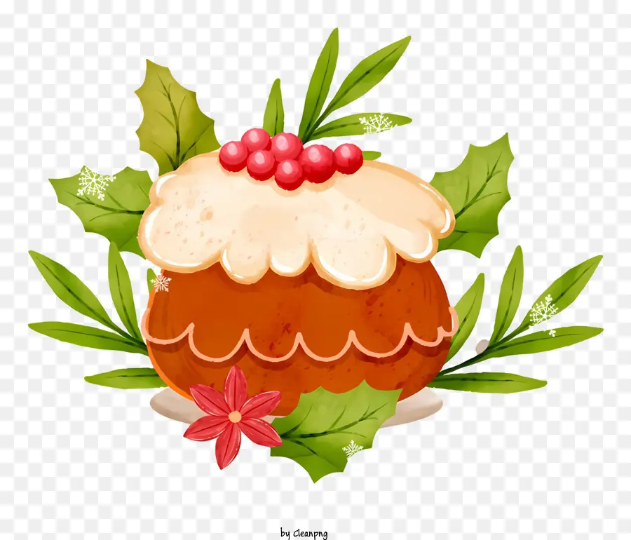 Bolo De Natal，Muffin De Natal PNG