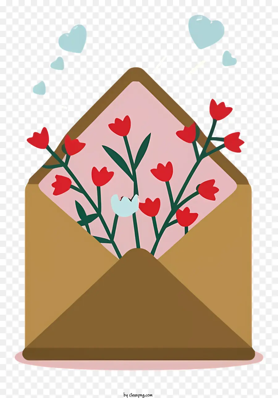 Amor Envelope，Mail Romântico PNG