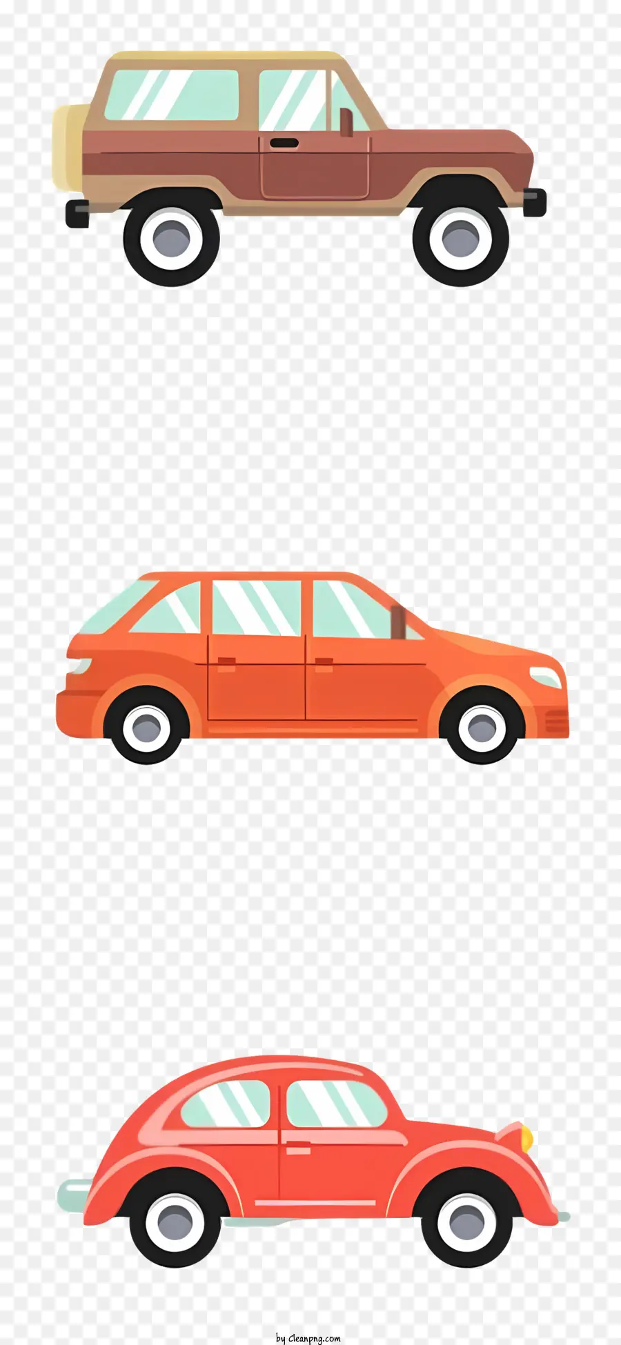 Carros，Carro Vermelho PNG