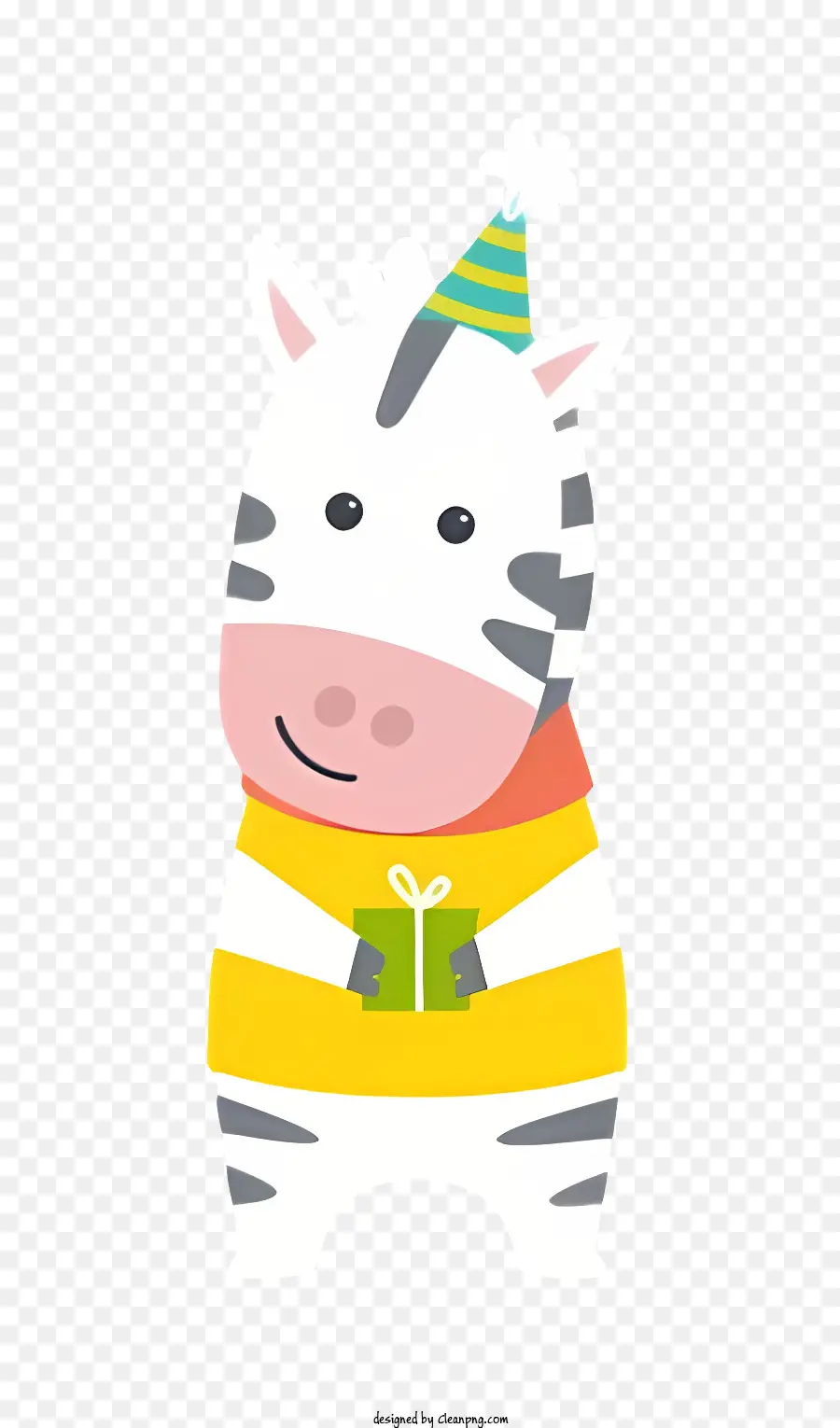 Pequena Zebra，Chapéu De Festa PNG