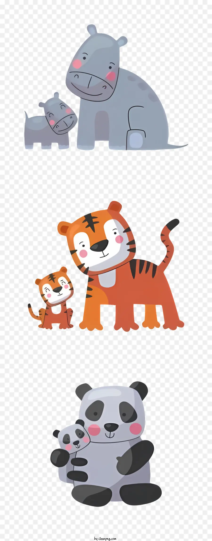 Dos Desenhos Animados De Animais，Tigre PNG