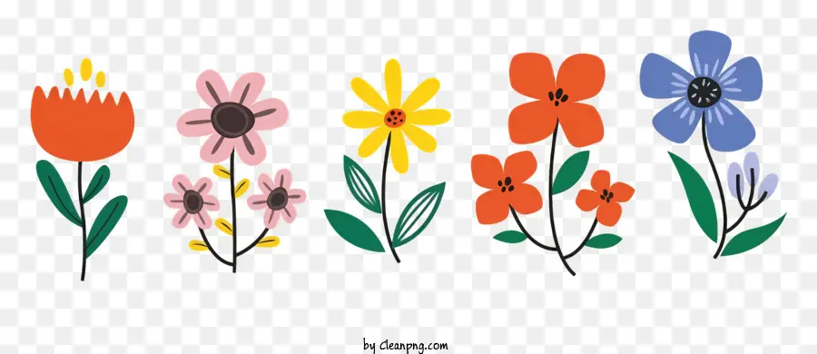 Flores Coloridas，Arranjo De Flores PNG