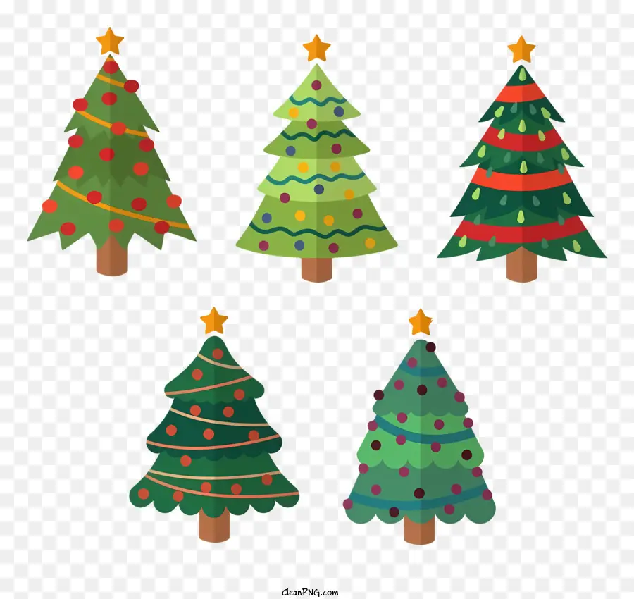 árvores De Natal，Decorações Do Feriado PNG