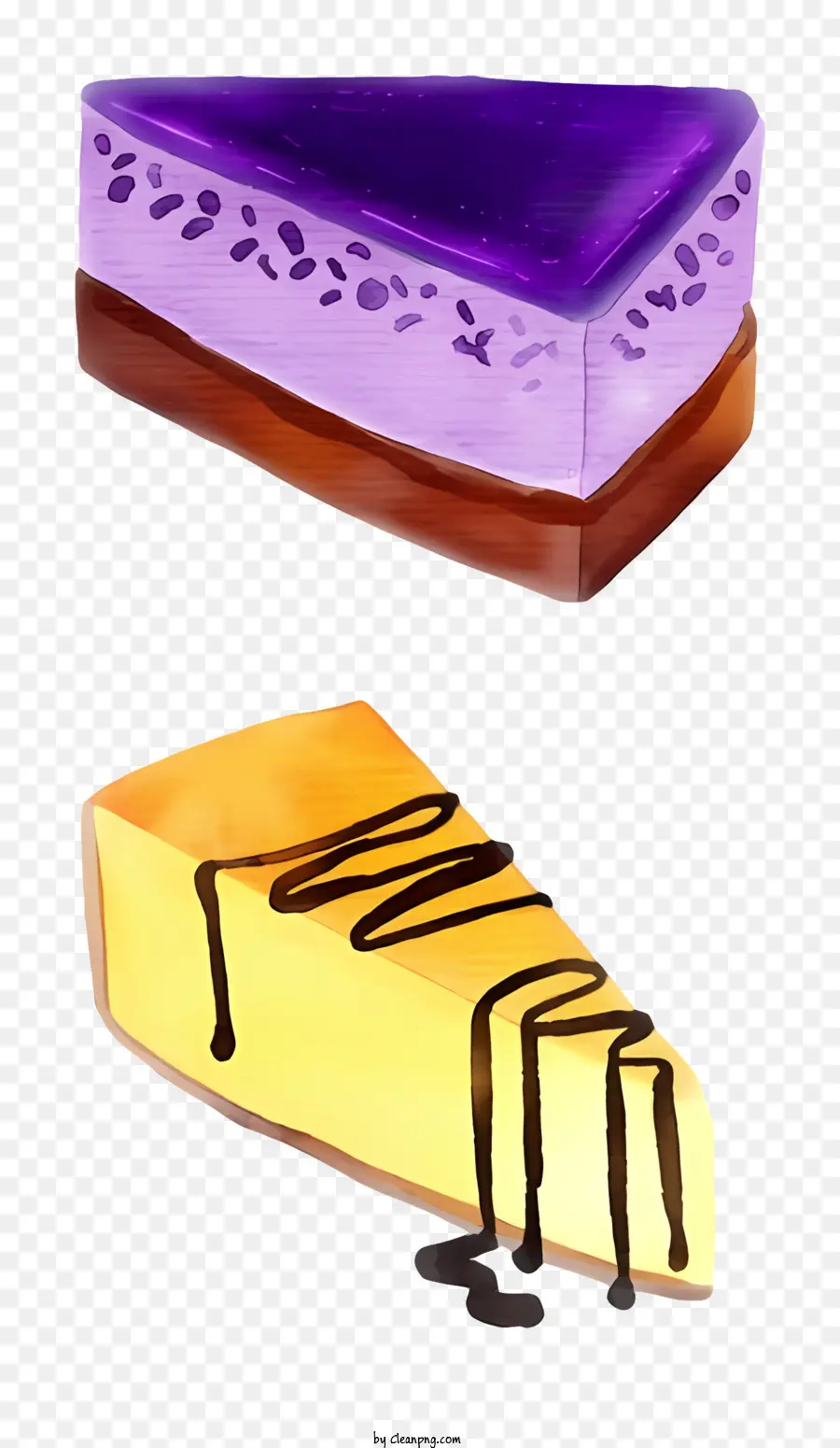 Cheesecake，Molho De Chocolate PNG