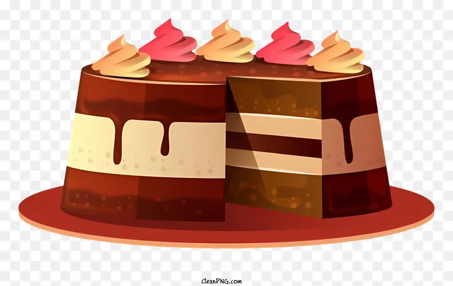 Bolo，Bolo De Chocolate PNG