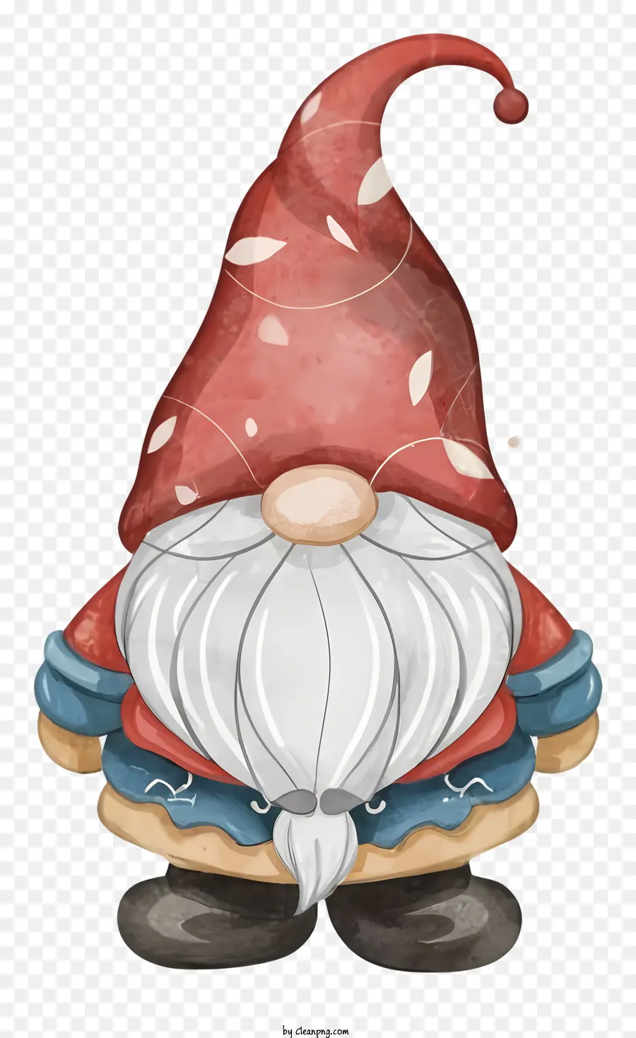 Gnome De Caracton，Camisa Xadrez Vermelha E Branca PNG