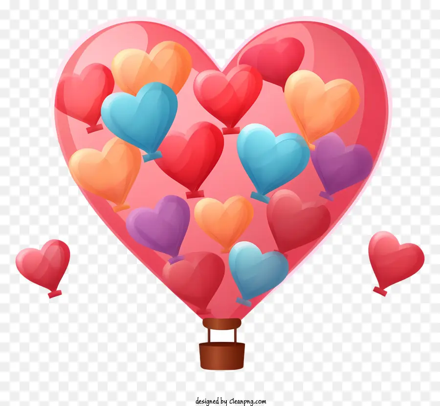 Heartshaped Balões，Balões Vermelhos PNG