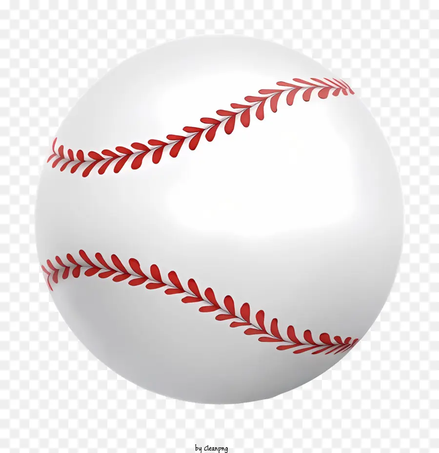 Beisebol，Costura Vermelha PNG