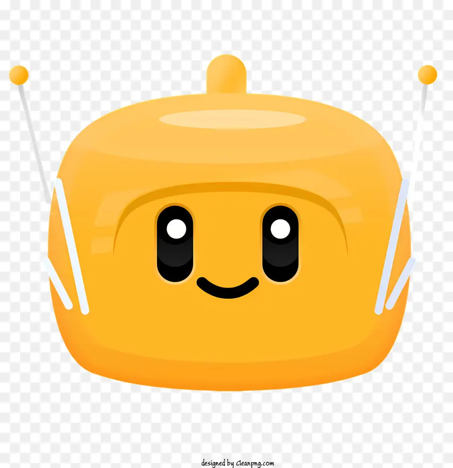 Cabeça De Robô Amarela，Robô Amarelo PNG