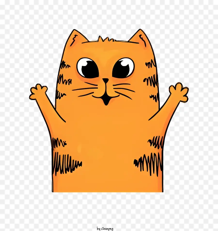 Gato Dos Desenhos Animados，Happy Cat PNG