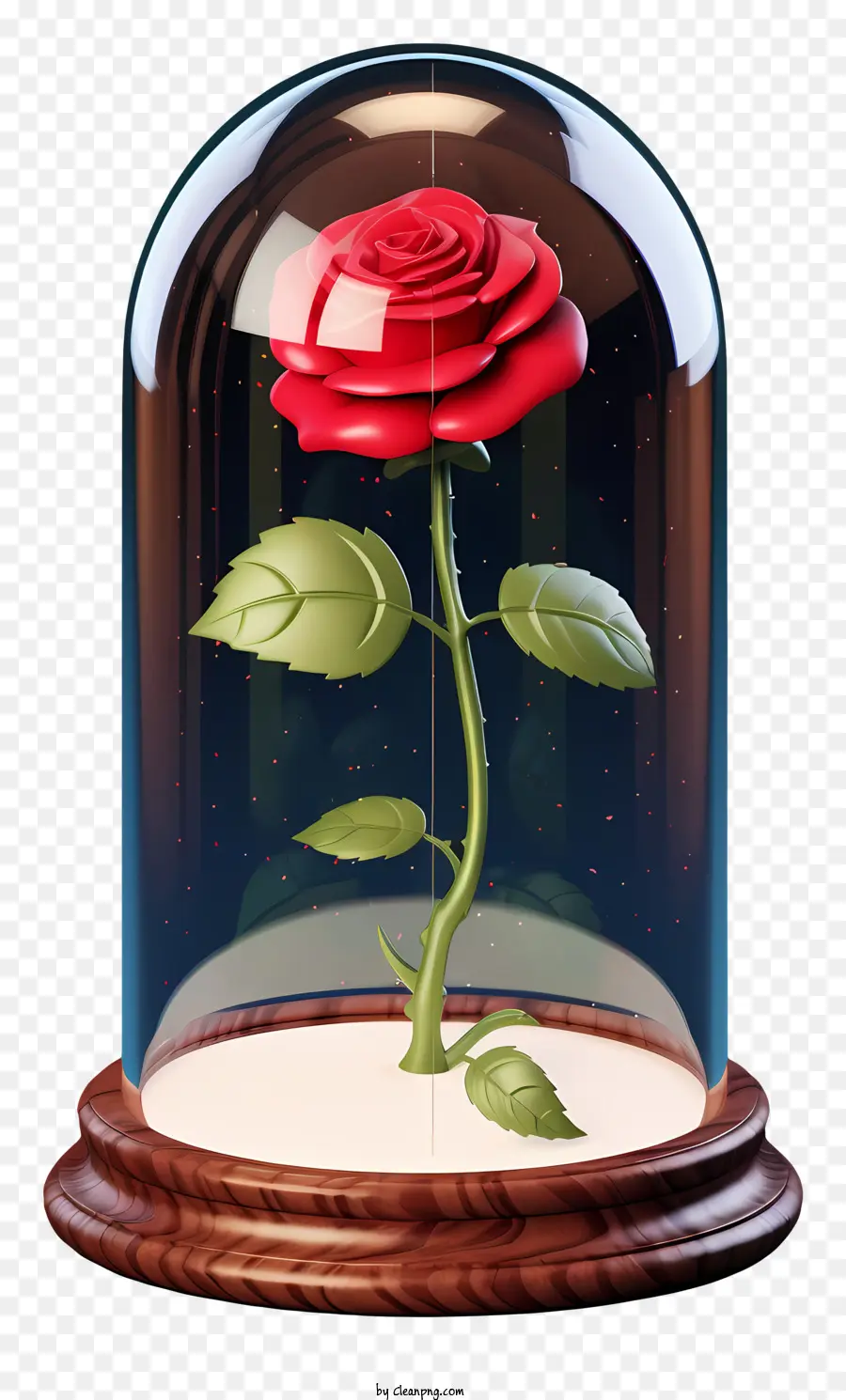 Rose In Bell Jar，Arranjo De Flores PNG
