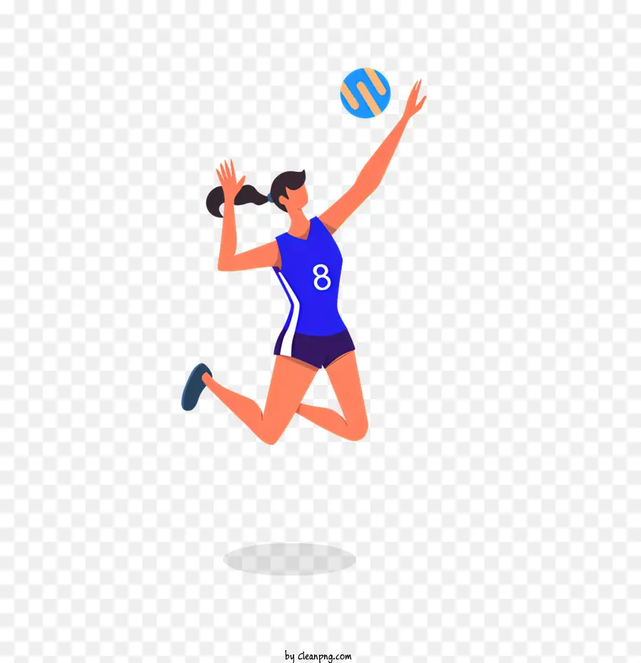 Jogador De Voleibol，Saltar PNG
