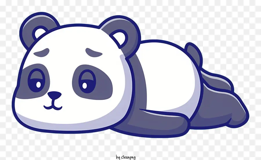 Urso Panda，Panda Adormecido PNG