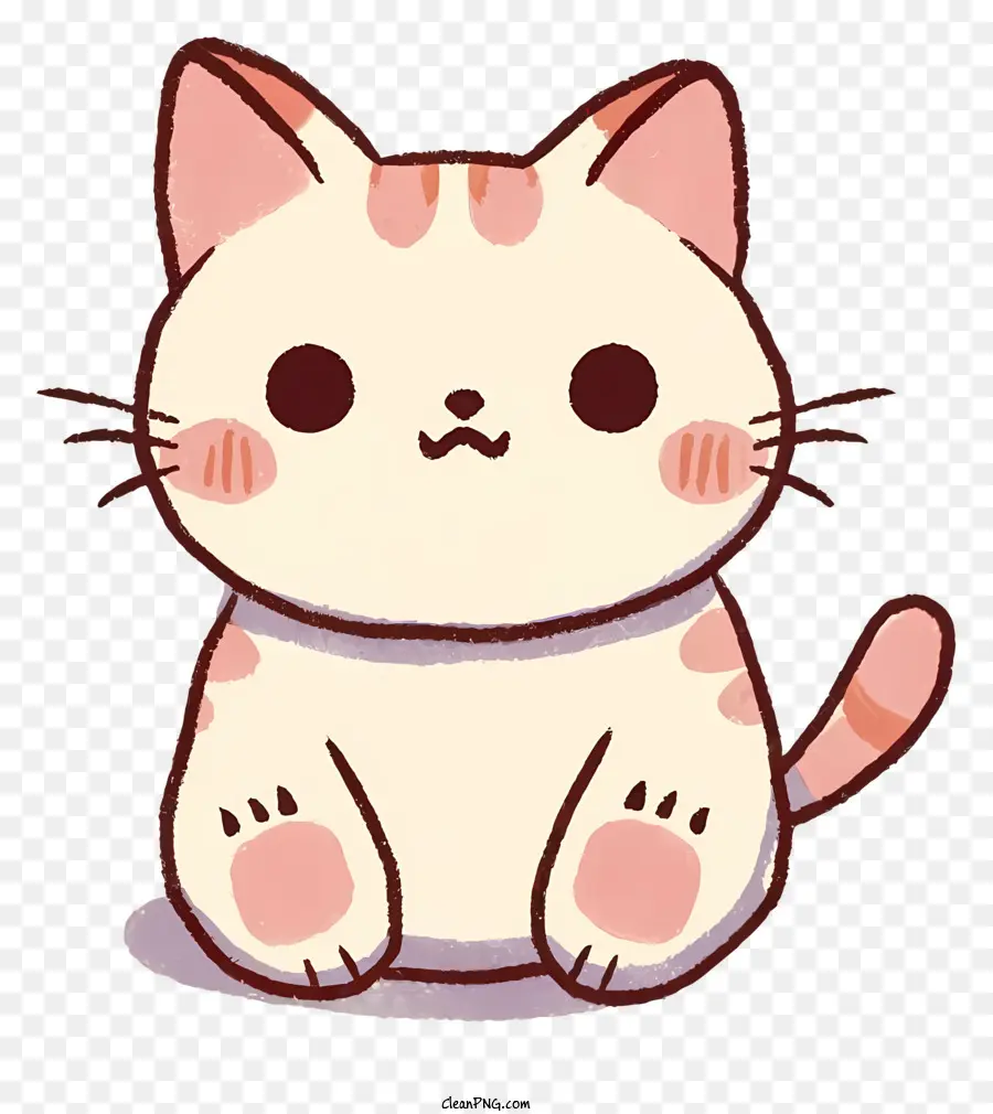 Gatinho，Gato Branco PNG