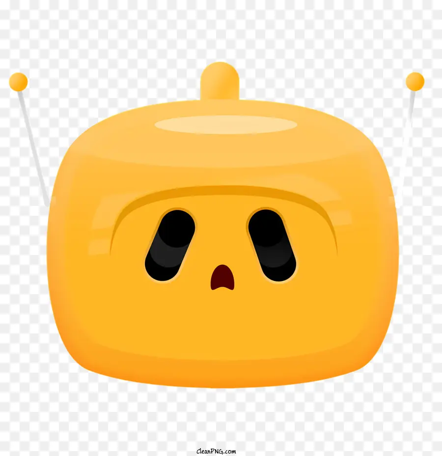 Robô De Brinquedo Amarelo，Smiley Face PNG