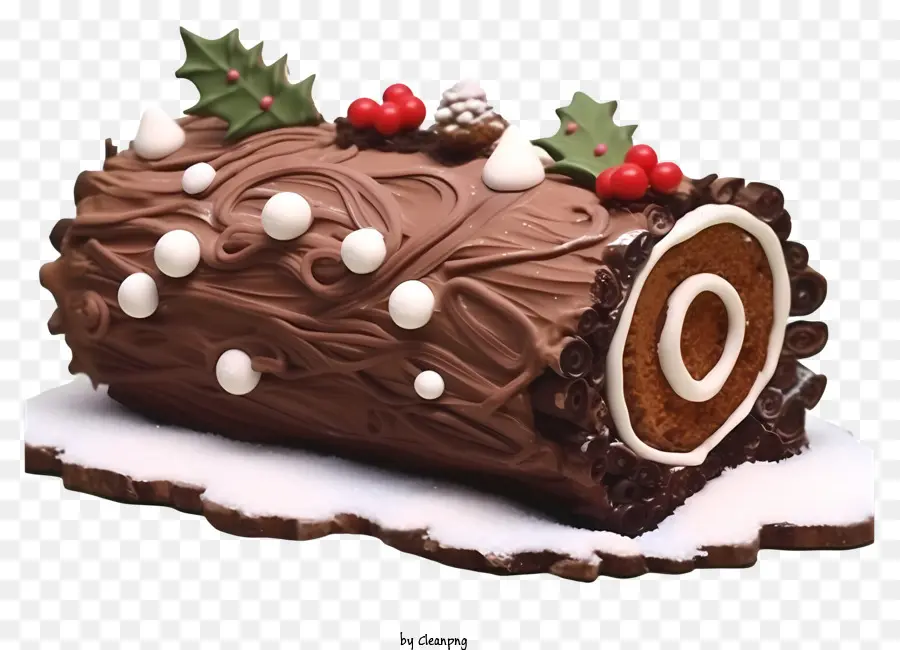 Bolo De Tronco De Chocolate，Bolo De Tronco Enrolado PNG