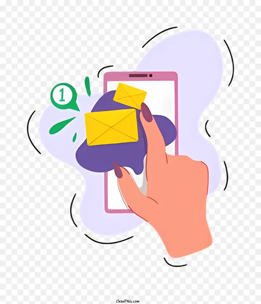 Smartphone，E Mail PNG