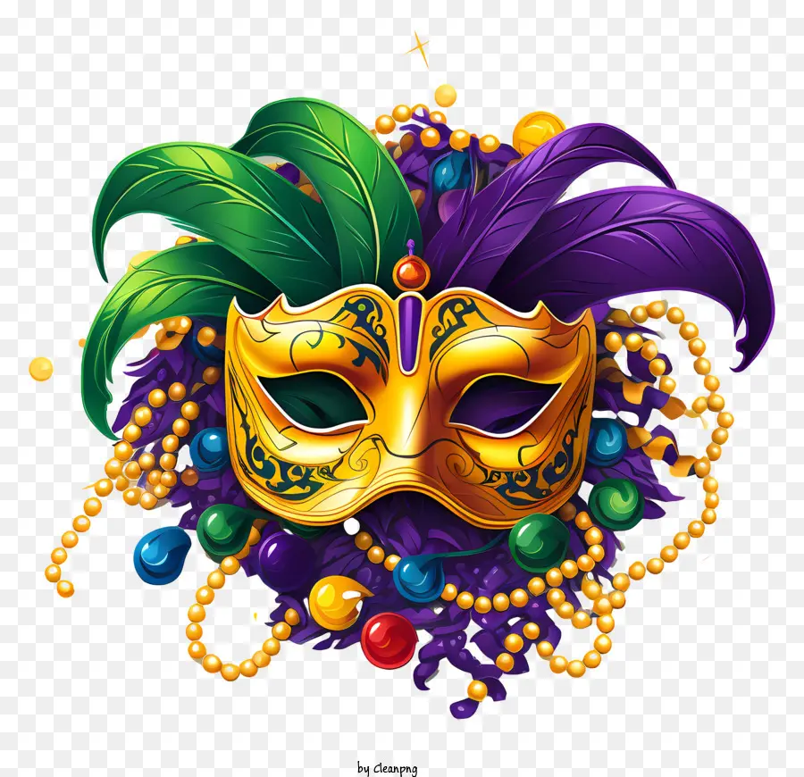 Mardi Gras Máscara，Jóias Ornamentadas PNG