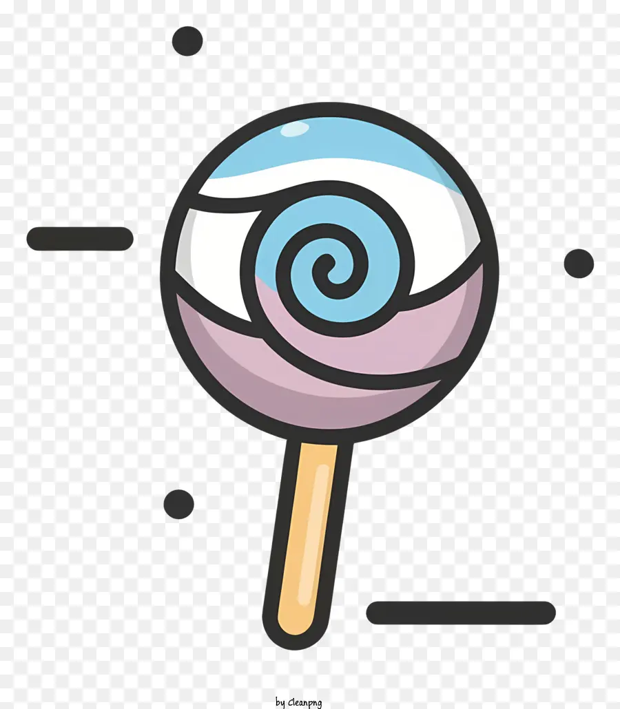 Lollipop Azul E Roxo，Padrão De Redemoinho Lollipop PNG
