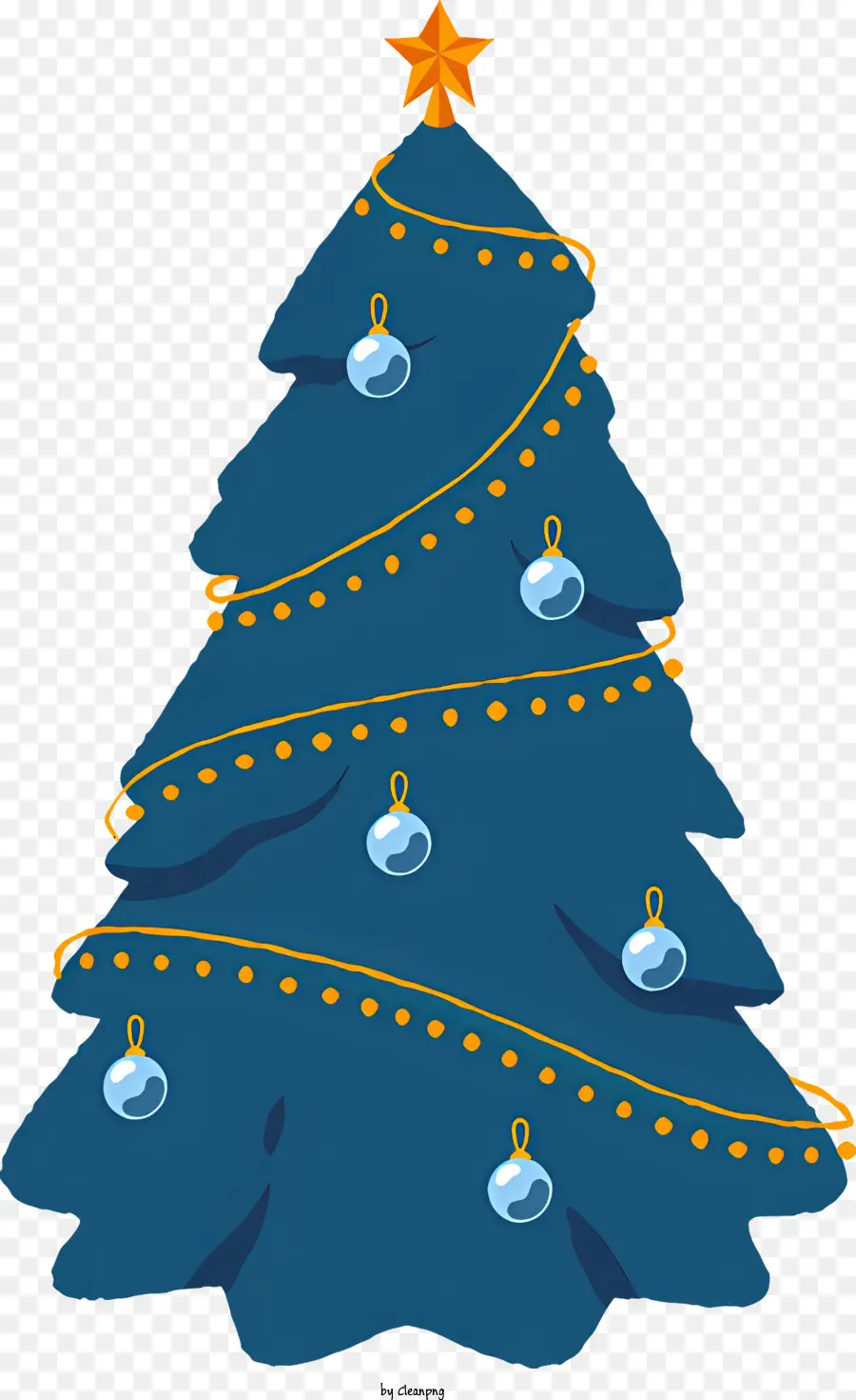 árvore De Natal，Azul PNG