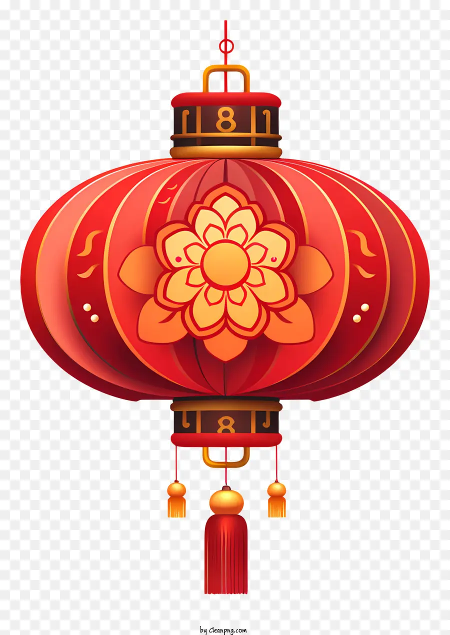 Lanterna Vermelha，Lanterna Chinesa Tradicional PNG