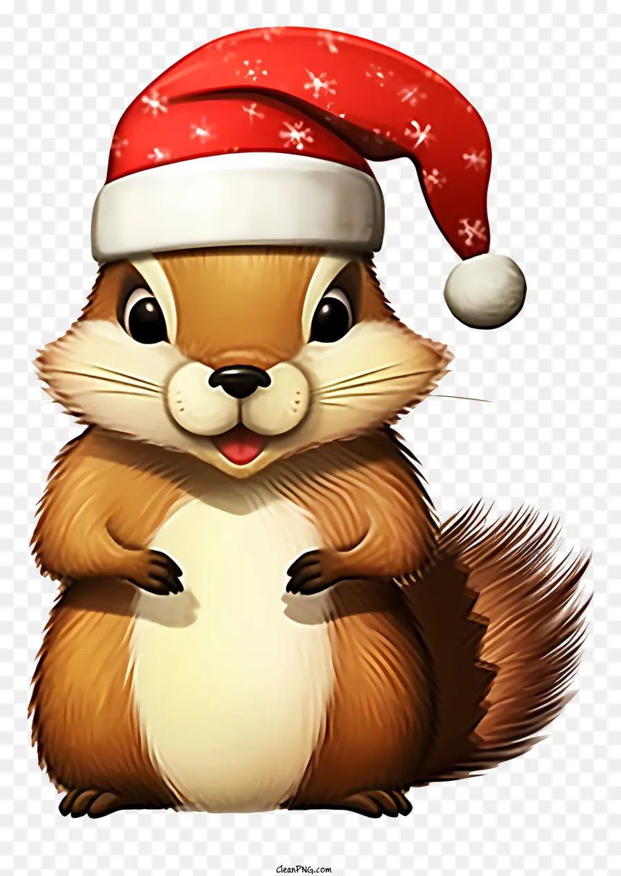 Esquilo Bonito，Esquilo De Papai Noel PNG