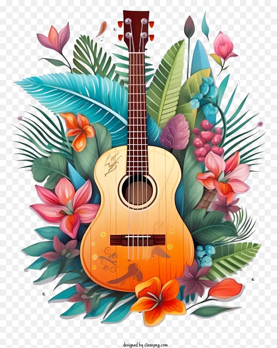 Selva Tropical，Guitarra PNG