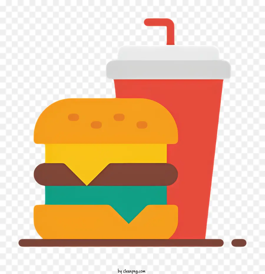 Hamburger，Soda PNG