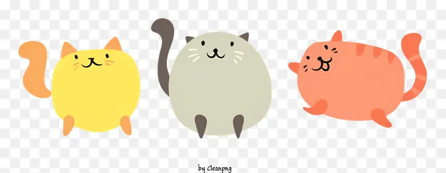 Gatos，Grupo De Gatos PNG